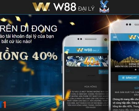 Đại lý W88 – Hoa hồng bền vững 40% hàng tháng từ Nhà cái số 1 Châu Á